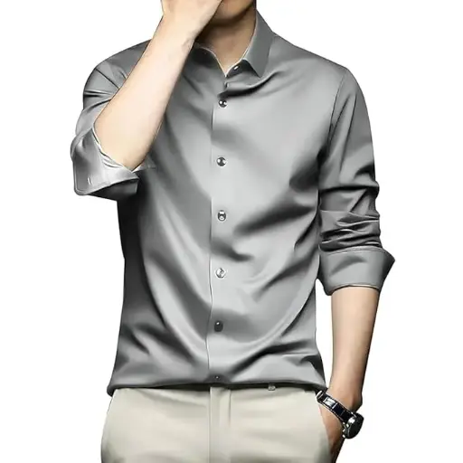 men's shirt slik