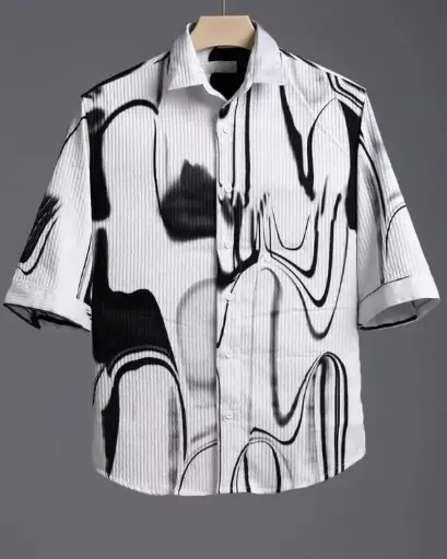 men's printed shirt